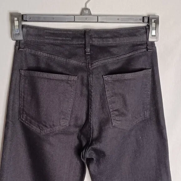 Rag & Bone Jeans Womens Junior 24 Black Slim Straight Leg Denim Y2K Kpop - Picture 5 of 6